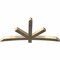 Ekena Millwork Alberta Rough Sawn Timber Gable Bracket, Douglas Fir, 72"W x 36"H x 4"D x 4"F, 12/12 Pitch GBW072X36X0404ALB00RDF - alternate 2